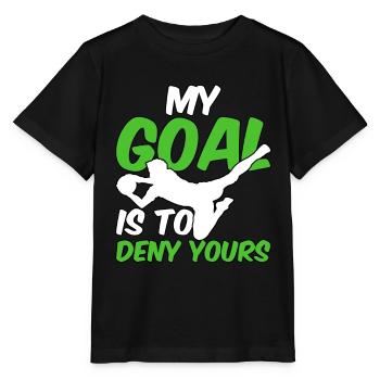 Gardien de but gardien de but cadeau - T-shirt bio MINI CREATOR Stanley/Stella Enfant - noir - Devant - Mikhail (115cm)