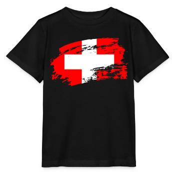 switzerland switzerland - Stanley/Stella MINI CREATOR Kids’ T-Shirt - black - Front - Mikhail (115cm)
