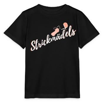 Wolle Stricken - Stanley/Stella Kinder T-Shirt MINI CREATOR  - Schwarz - Vorne - Mikhail (115cm)