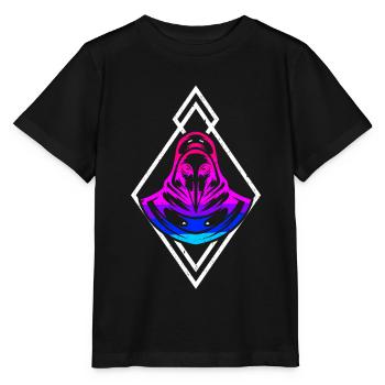 Docteur plague, docteur de peste & Peste Médecin Cadeau - T-shirt bio MINI CREATOR Stanley/Stella Enfant - noir - Devant - Mikhail (115cm)