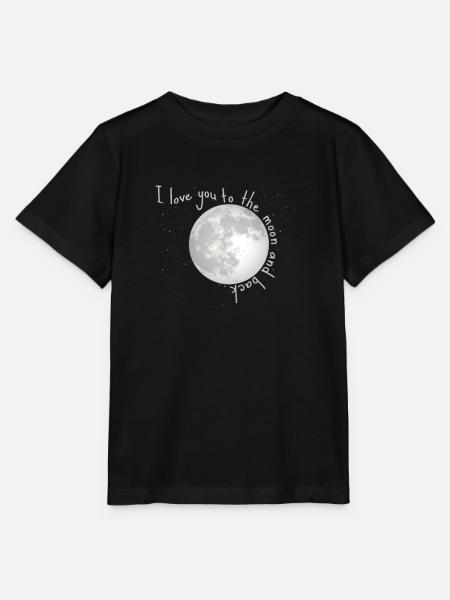 bis zum Mond und zurück - Stanley/Stella Kinder T-Shirt MINI CREATOR  - Schwarz