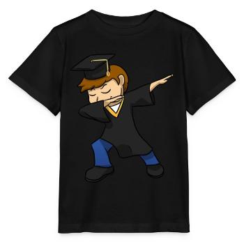 Garçon de graduation - T-shirt bio MINI CREATOR Stanley/Stella Enfant - noir - Devant - Mikhail (115cm)
