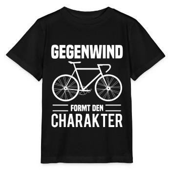 Radsport - Stanley/Stella Kinder T-Shirt MINI CREATOR  - Schwarz - Vorne - Mikhail (115cm)