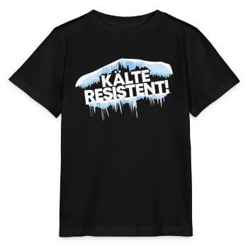 Kälte Resistenz Männlich Kalt Resistent Geschenk - Stanley/Stella Kinder T-Shirt MINI CREATOR  - Schwarz - Vorne - Mikhail (115cm)