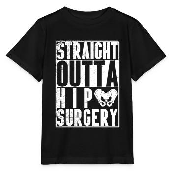 Opération de chirurgie de la hanche Chirurgie de la hanche droite - T-shirt bio MINI CREATOR Stanley/Stella Enfant - noir - Devant - Mikhail (115cm)