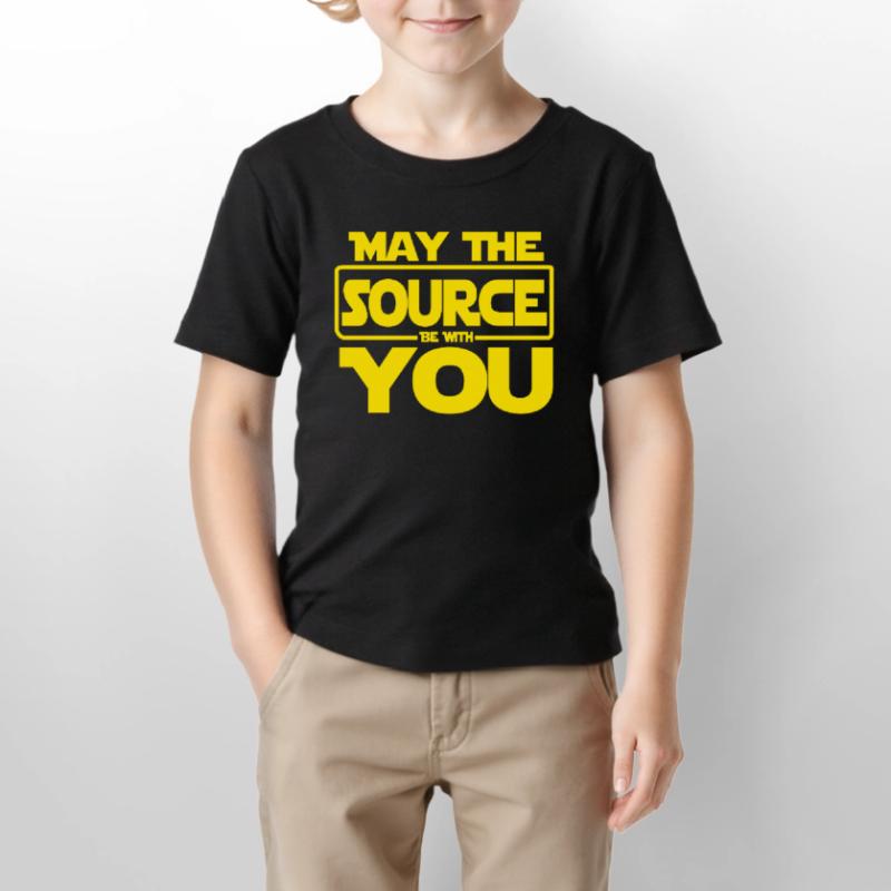 Que la source soit avec vous le code de codage T-shirt bio MINI CREATOR Stanley/Stella Enfant