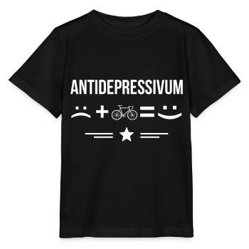 Radsport - Stanley/Stella Kinder T-Shirt MINI CREATOR  - Schwarz - Vorne - Mikhail (115cm)