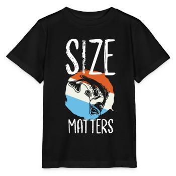 fishing fishing fishing fishing fishermen angler fish - Stanley/Stella MINI CREATOR Kids’ T-Shirt - black - Front - Mikhail (115cm)