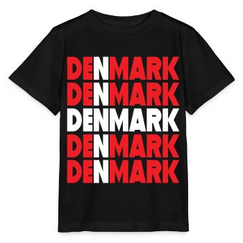 Danemark Danemark drapeau, ville de Danemark - T-shirt bio MINI CREATOR Stanley/Stella Enfant - noir - Devant - Mikhail (115cm)