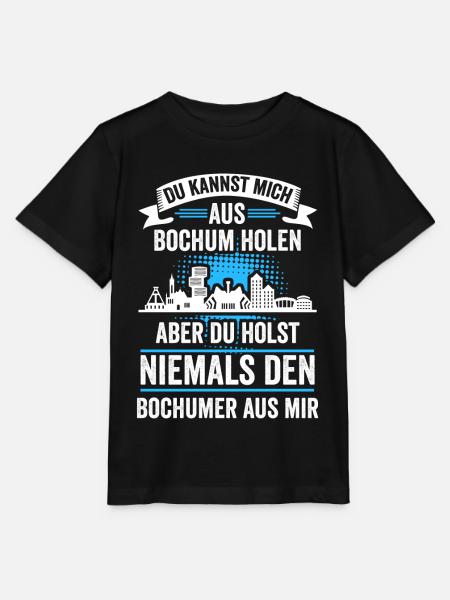 Bochum Skyline Bochumer Bergbau Ruhrpott Lustig - Stanley/Stella Kinder T-Shirt MINI CREATOR  - Schwarz