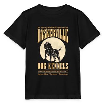 Baskerville Couleur - T-shirt bio MINI CREATOR Stanley/Stella Enfant - noir - Devant - Mikhail (115cm)