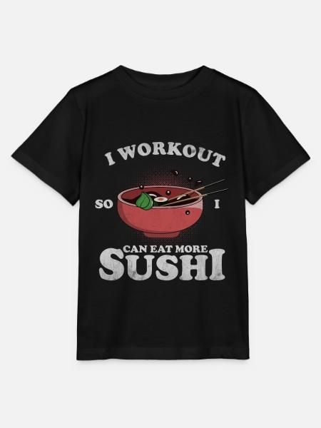 Sushi - Stanley/Stella Kinder T-Shirt MINI CREATOR - Schwarz