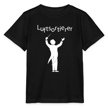 Dirigent Luftsortierer Orchester Konzert - Stanley/Stella Kinder T-Shirt MINI CREATOR  - Schwarz - Vorne - Mikhail (115cm)