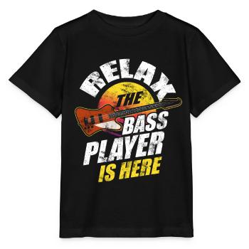 Bassiste bassiste bassiste EADG musique - T-shirt bio MINI CREATOR Stanley/Stella Enfant - noir - Devant - Mikhail (115cm)
