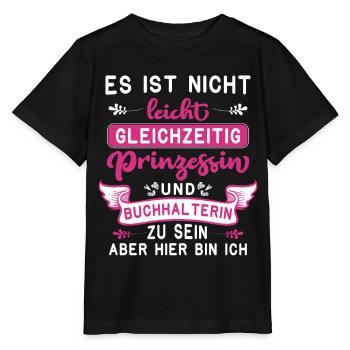 Buchhalter Buchhalter Buchhaltung - Stanley/Stella Kinder T-Shirt MINI CREATOR  - Schwarz - Vorne - Mikhail (115cm)