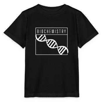 Biochimie ADN Biotechnologie Biochimiste Biochimie - T-shirt bio MINI CREATOR Stanley/Stella Enfant - noir - Devant - Mikhail (115cm)
