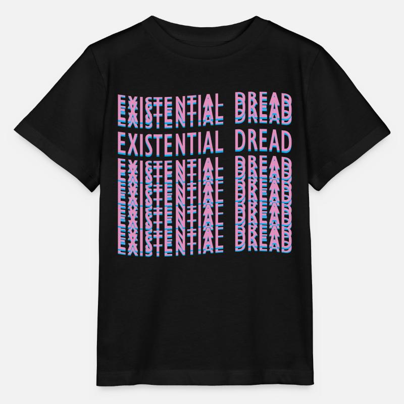 Existential Dread Produkt Retrowave Ästhetik - Stanley/Stella Kinder T-Shirt MINI CREATOR - Schwarz