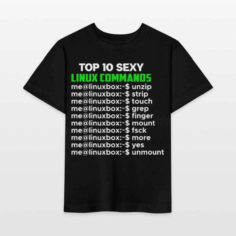 Linux Nerd Console Commands Geek T-shirt bio MINI CREATOR Stanley/Stella Enfant