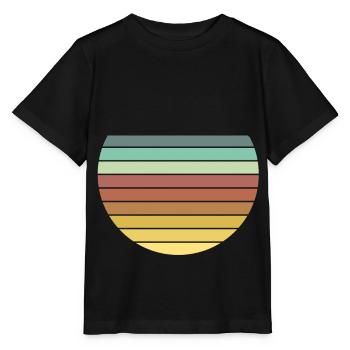 Circles - Stanley/Stella MINI CREATOR Kids’ T-Shirt - black - Front - Mikhail (115cm)
