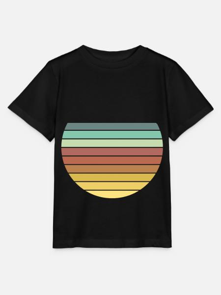 Kreise - Stanley/Stella Kinder T-Shirt MINI CREATOR - Schwarz