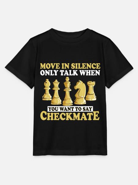 Schach Schachbrett Brettspiel Chess - Stanley/Stella Kinder T-Shirt MINI CREATOR - Schwarz