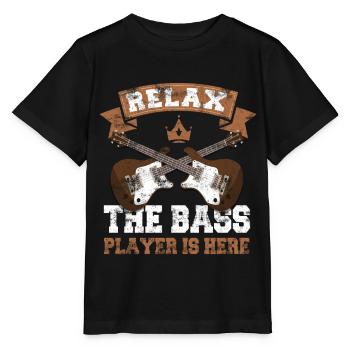 Bassiste bassiste bassiste EADG - T-shirt bio MINI CREATOR Stanley/Stella Enfant - noir - Devant - Mikhail (115cm)