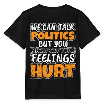 politics - Stanley/Stella MINI CREATOR Kids’ T-Shirt - black - Front - Mikhail (115cm)