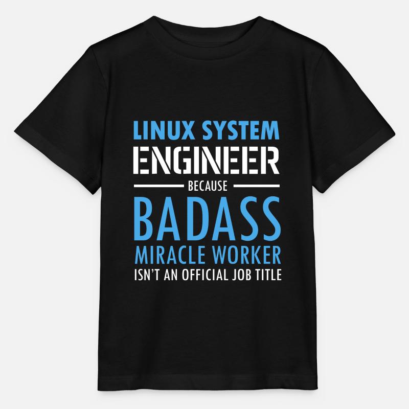 Geek Linux Spruch IT Nerd Informatiker - Stanley/Stella Kinder T-Shirt MINI CREATOR  - Schwarz