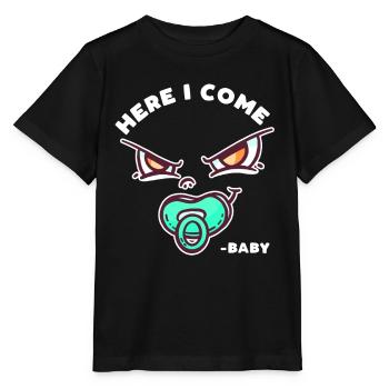Visage de bébé - T-shirt bio MINI CREATOR Stanley/Stella Enfant - noir - Devant - Mikhail (115cm)