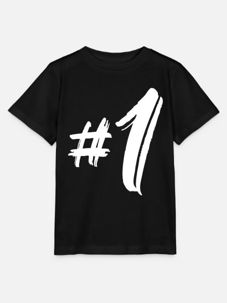 Nummer 1 - Stanley/Stella Kinder T-Shirt MINI CREATOR - Schwarz