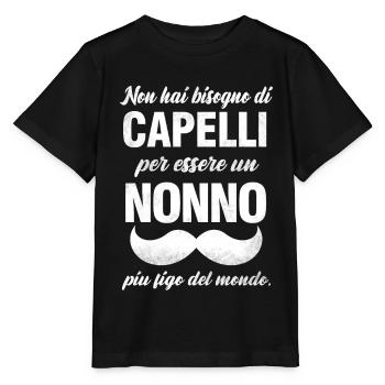 Regalo Per Il Migliore Nonno del Mondo - Stanley/Stella Kinder T-Shirt MINI CREATOR  - Schwarz - Vorne - Mikhail (115cm)