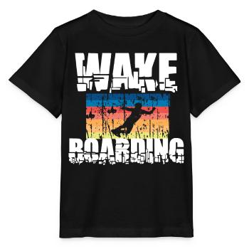 Wakeboard wakeboarding - Stanley/Stella MINI CREATOR Kids’ T-Shirt - black - Front - Mikhail (115cm)
