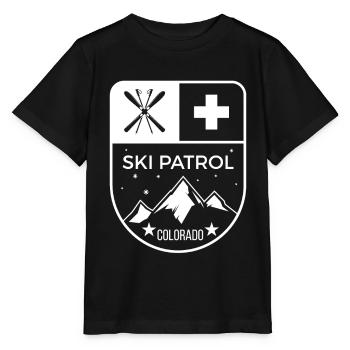 Ski Patrol Colorado - Stanley/Stella MINI CREATOR Kids’ T-Shirt - black - Front - Mikhail (115cm)