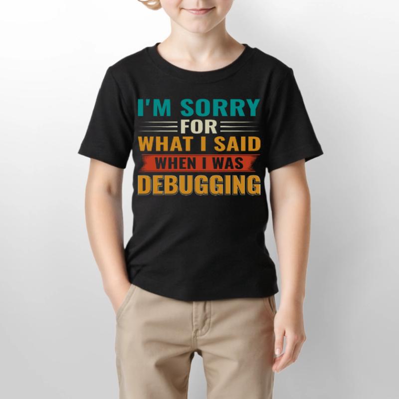 Debugging Nerd Computer Programmeur IT T-shirt bio MINI CREATOR Stanley/Stella Enfant