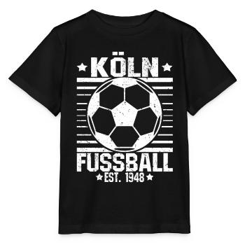 Cologne football club present gift idea - Stanley/Stella MINI CREATOR Kids’ T-Shirt - black - Front - Mikhail (115cm)