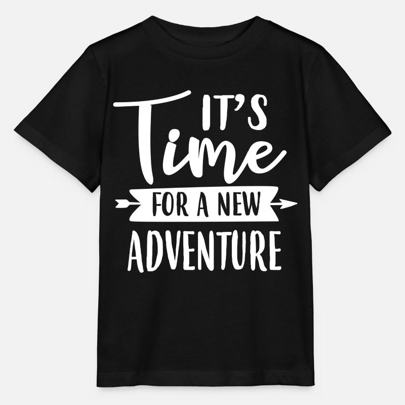 Randonnée Aventure Aventure Montagnes - T-shirt bio MINI CREATOR Stanley/Stella Enfant - noir