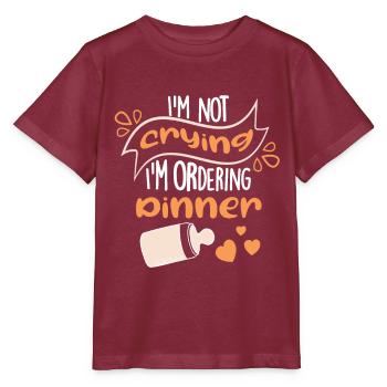 Vêtements de bébé - T-shirt bio MINI CREATOR Stanley/Stella Enfant - bordeaux - Devant - Kain (125cm)