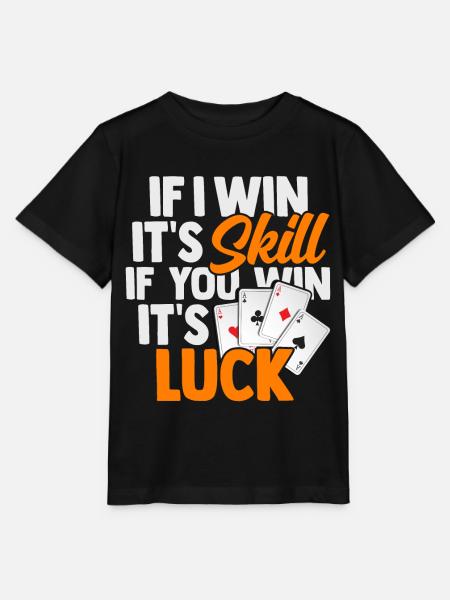 Poker - Stanley/Stella Kinder T-Shirt MINI CREATOR  - Schwarz