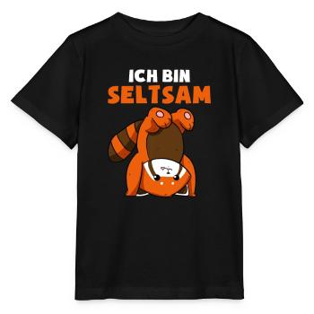 Ich Bin Seltsam Komisch Lustig Außenseiter - Stanley/Stella Kinder T-Shirt MINI CREATOR  - Schwarz - Vorne - Mikhail (115cm)