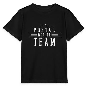 Facteur courrier facteur livreur des postes - T-shirt bio MINI CREATOR Stanley/Stella Enfant - noir - Devant - Mikhail (115cm)