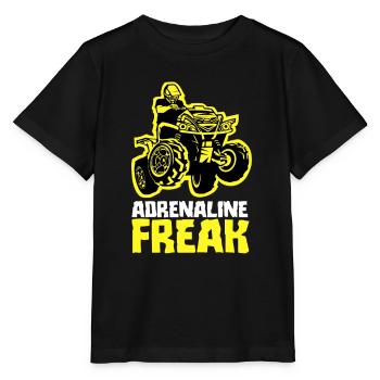Quad - quad - T-shirt bio MINI CREATOR Stanley/Stella Enfant - noir - Devant - Mikhail (115cm)