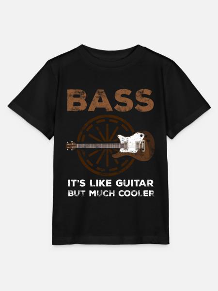 Basse guitare cool bassiste bassiste musicien - T-shirt bio MINI CREATOR Stanley/Stella Enfant - noir