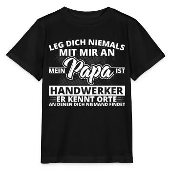 Handwerker Geschenke - Handwerker - Stanley/Stella Kinder T-Shirt MINI CREATOR  - Schwarz - Vorne - Mikhail (115cm)