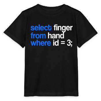 Cadeau de logiciel de matériel informatique - T-shirt bio MINI CREATOR Stanley/Stella Enfant - noir - Devant - Mikhail (115cm)