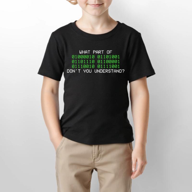 Binary code programmer informatics binary Stanley/Stella MINI CREATOR Kids’ T-Shirt