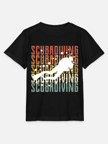 Scuba Diving - Stanley/Stella Kinder T-Shirt MINI CREATOR  - Schwarz