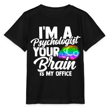 Psychologie Anthropologie cérébrale Thérapeute Freud - T-shirt bio MINI CREATOR Stanley/Stella Enfant - noir - Devant - Mikhail (115cm)