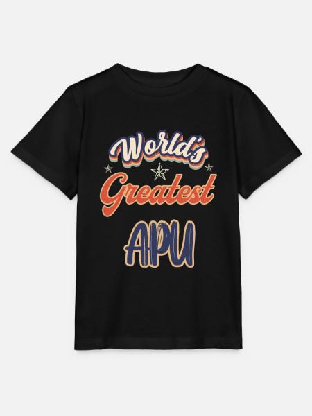 WORLDS GREATEST APU - Stanley/Stella Kinder T-Shirt MINI CREATOR - Schwarz