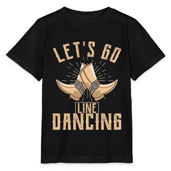 Line dance - Stanley/Stella MINI CREATOR Kids’ T-Shirt - black - Front - Mikhail (115cm)