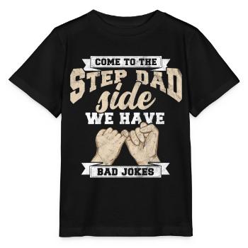 Stiefvater - Stanley/Stella Kinder T-Shirt MINI CREATOR  - Schwarz - Vorne - Mikhail (115cm)